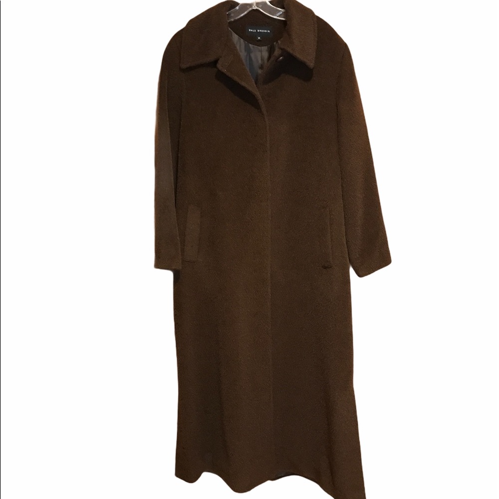 Dale Dressin Alpaca Suri Wool Brown 14 Coat